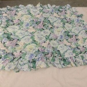 Eileen West Delphinium Hydrangea Ruffled Pillow Sham…standard size